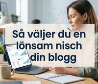 Så väljer du en lönsam nisch till din blogg
